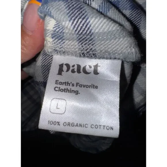 Pact fireside flannel long shirt tunic dress - Picture 5 of 7